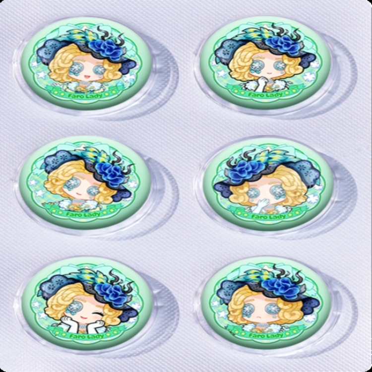Identity V Anime peripheral pill bar badge 25mm a set of 6 price for 5 sets   