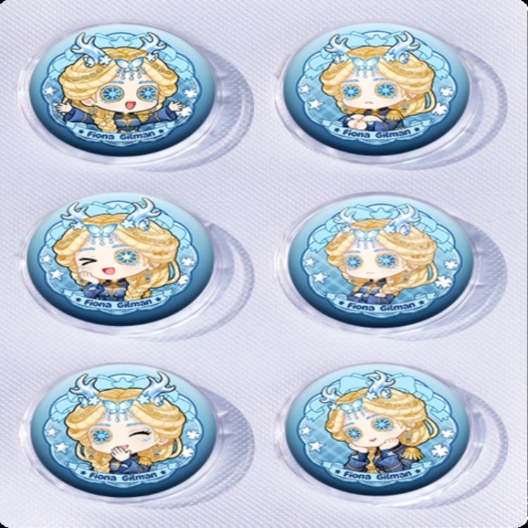 Identity V Anime peripheral pill bar badge 25mm a set of 6 price for 5 sets   