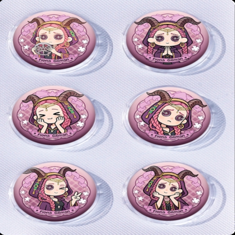 Identity V Anime peripheral pill bar badge 25mm a set of 6 price for 5 sets   