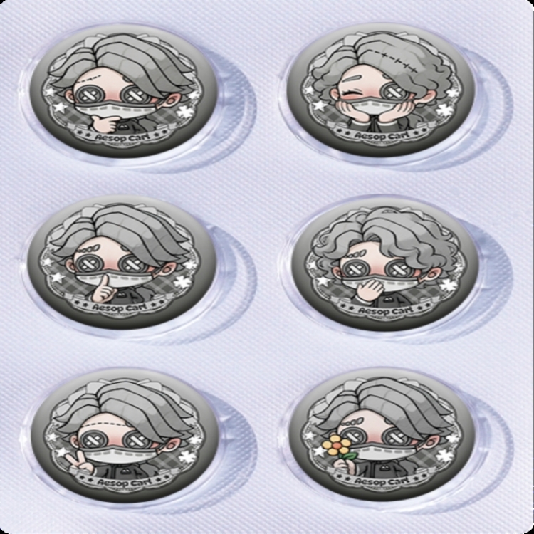 Identity V Anime peripheral pill bar badge 25mm a set of 6 price for 5 sets   