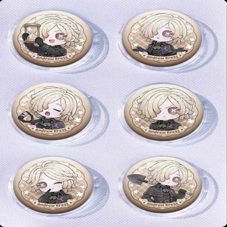 Identity V Anime peripheral pill bar badge 25mm a set of 6 price for 5 sets   