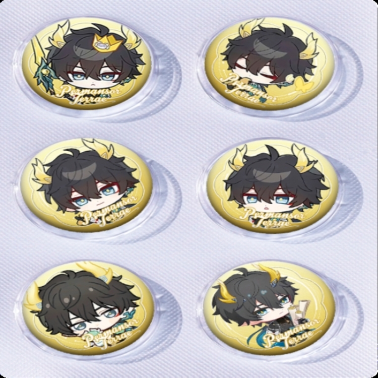 Honkai: Star Rail‌ Anime peripheral pill bar badge 25mm a set of 6 price for 5 sets 