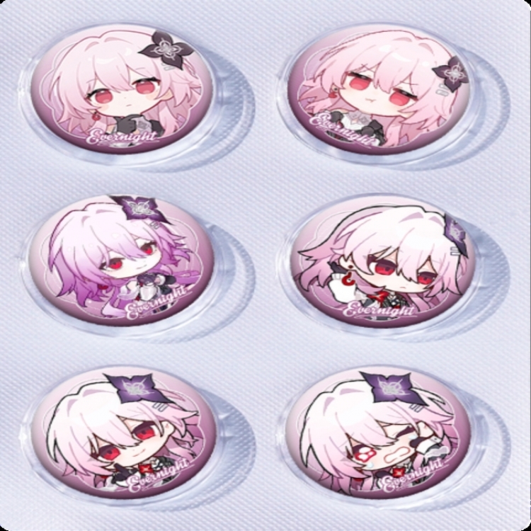 Honkai: Star Rail‌ Anime peripheral pill bar badge 25mm a set of 6 price for 5 sets 