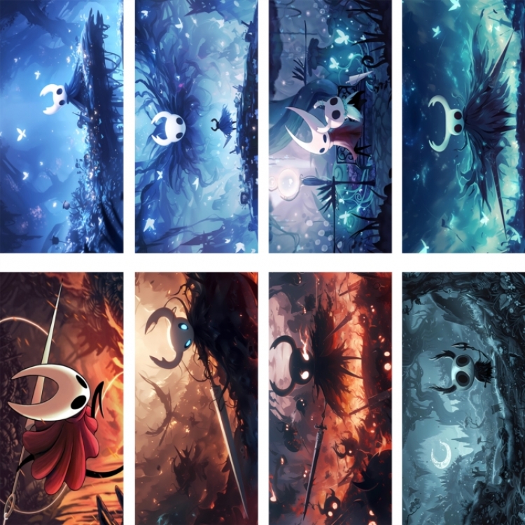 The Hollow Knight Embossed poster 8 pcs a set 42X29CM price for 5 sets