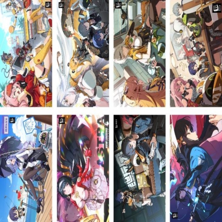 Zenless Zone Zero  Embossed poster 8 pcs a set 42X29CM price for 5 sets