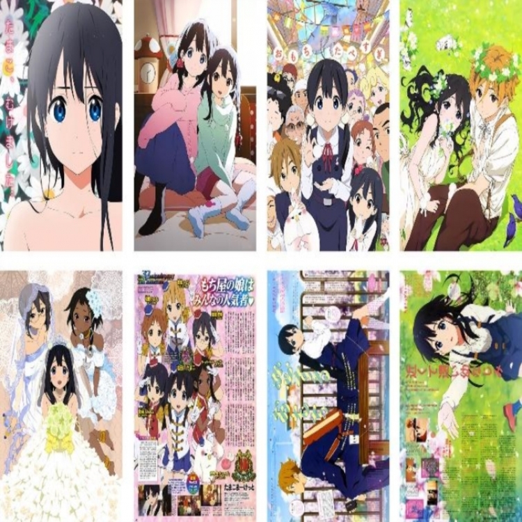 Tamako Market‌  Embossed poster 8 pcs a set 42X29CM price for 5 sets