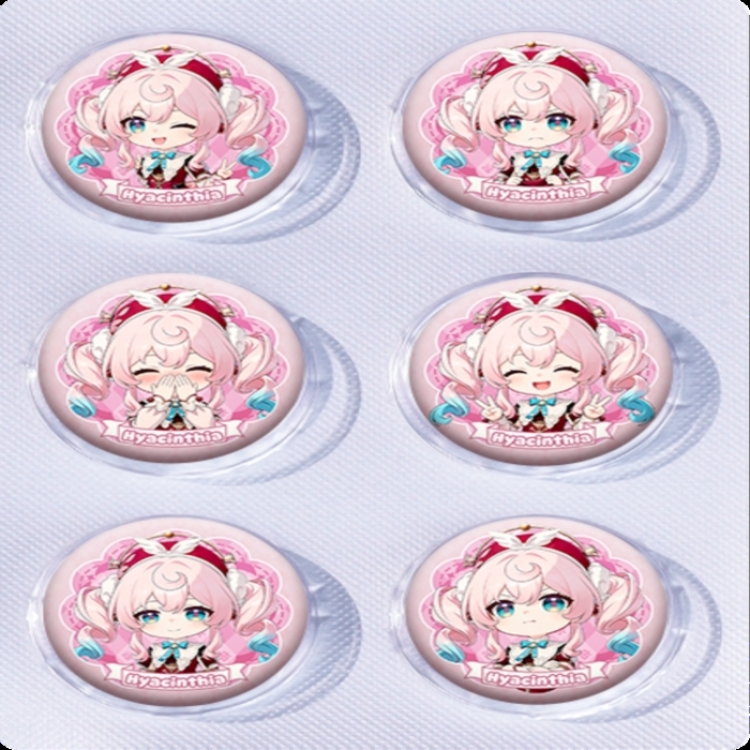 Honkai: Star Rail Anime peripheral pill bar badge 25mm a set of 6 price for 5 sets 