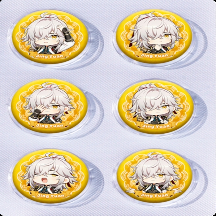 Honkai: Star Rail Anime peripheral pill bar badge 25mm a set of 6 price for 5 sets 