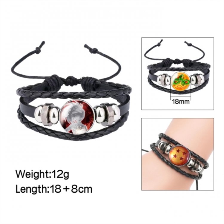 My Hero Academia Anime peripheral crystal leather rope bracelet price for 5 pcs 
