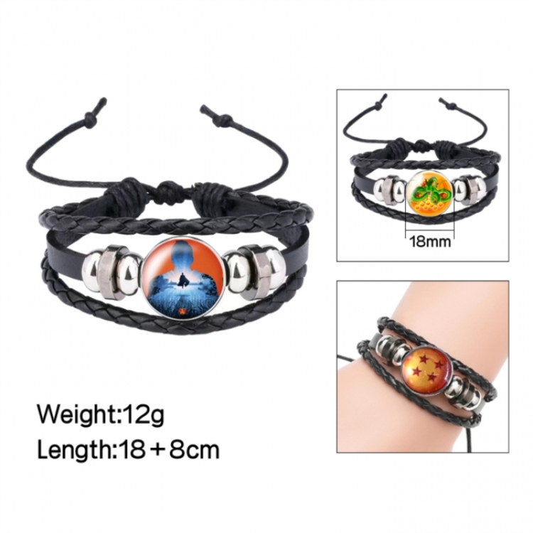 Justice League Anime peripheral crystal leather rope bracelet price for 5 pcs 