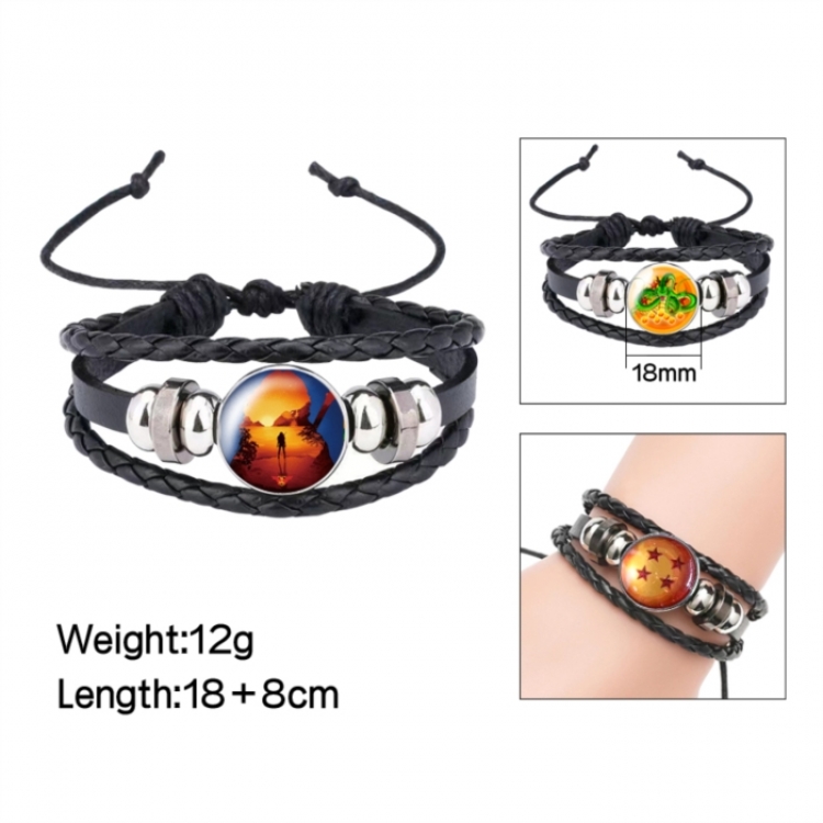 Justice League Anime peripheral crystal leather rope bracelet price for 5 pcs 