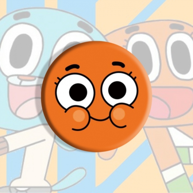 The Amazing World of Gumball Anime tinplate brooch badge price for 5 pcs