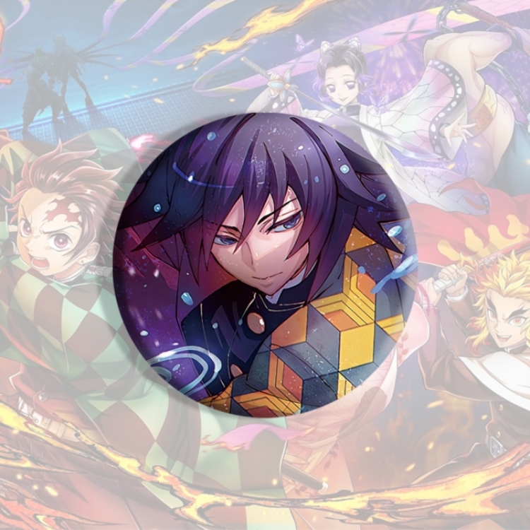 Demon Slayer Kimets Anime tinplate brooch badge price for 5 pcs