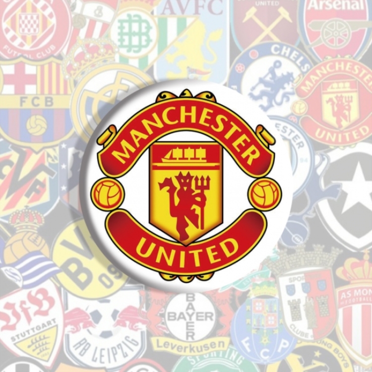 Football Anime tinplate brooch badge price for 5 pcs