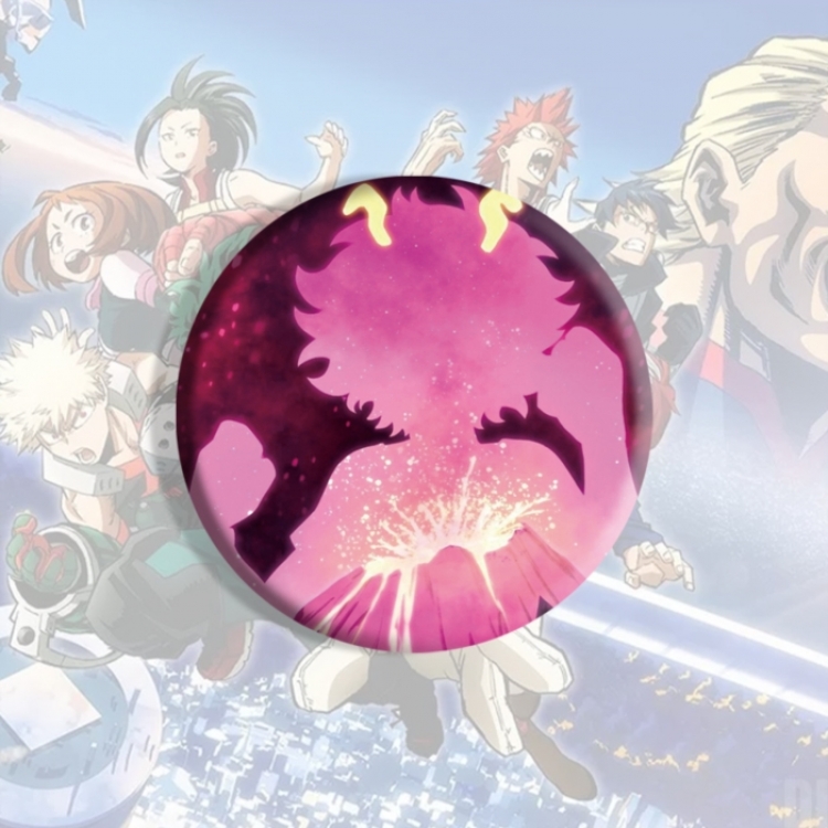 My Hero Academia Anime tinplate brooch badge price for 5 pcs