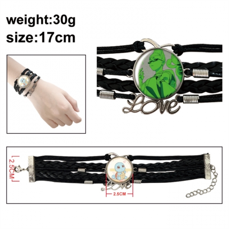 DANDADAN Anime bracelet multi-layer leather gemstone bracelet price for 5 pcs