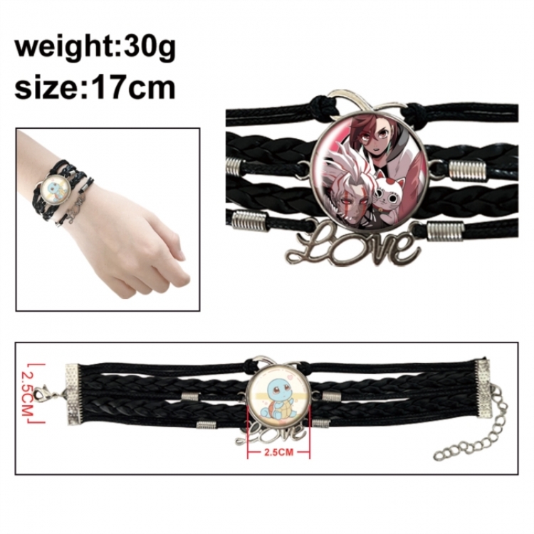 DANDADAN Anime bracelet multi-layer leather gemstone bracelet price for 5 pcs