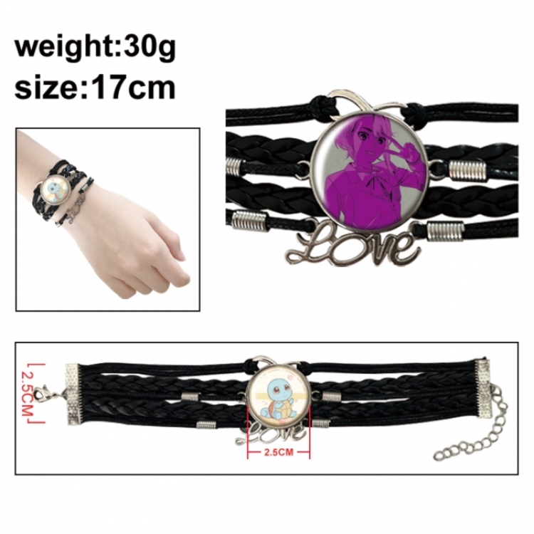 DANDADAN Anime bracelet multi-layer leather gemstone bracelet price for 5 pcs