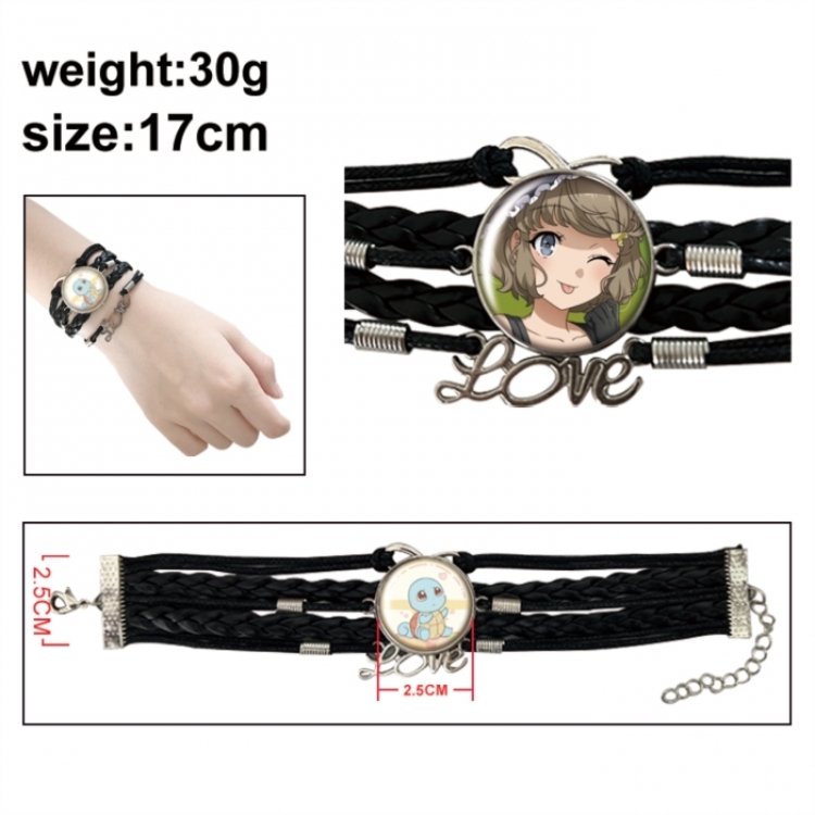Rascal Does Not Dream of Bunny Girl Senpai‌ Anime bracelet multi-layer leather gemstone bracelet price for 5 pcs