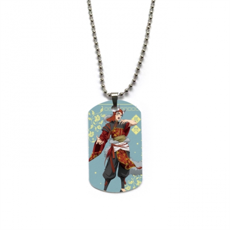 The Apothecary Diaries Hardware Anime double-sided full color printed military brand necklace price for 5 pcs