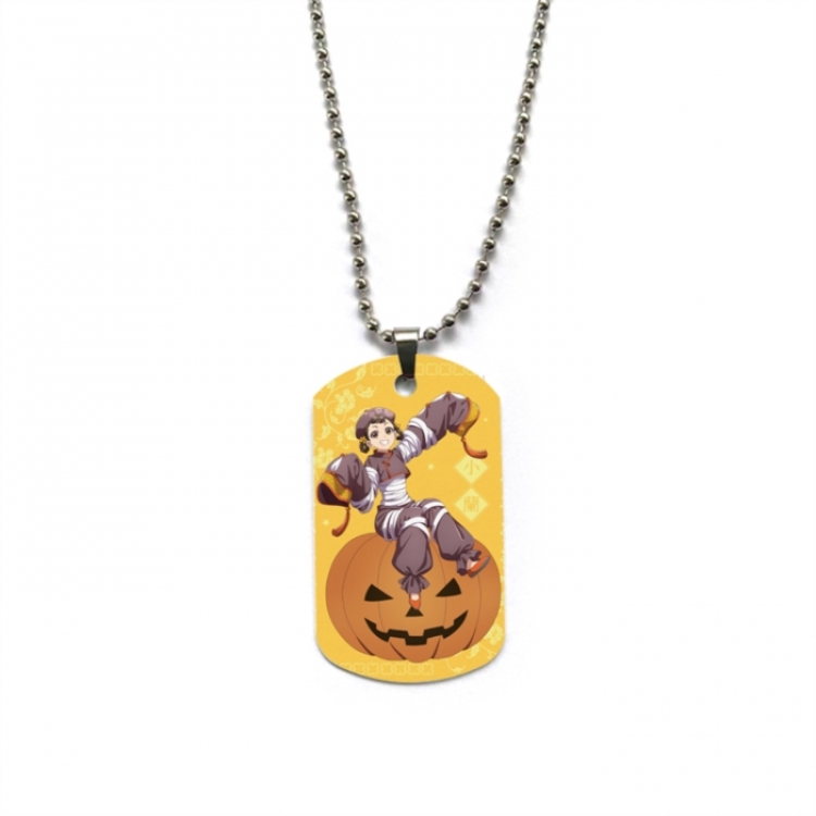 The Apothecary Diaries Hardware Anime double-sided full color printed military brand necklace price for 5 pcs
