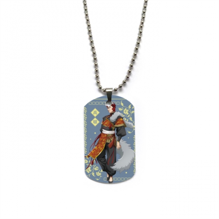 The Apothecary Diaries Hardware Anime double-sided full color printed military brand necklace price for 5 pcs