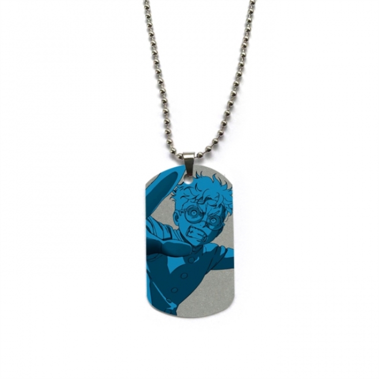DANDADAN Anime double-sided full color printed military brand necklace price for 5 pcs