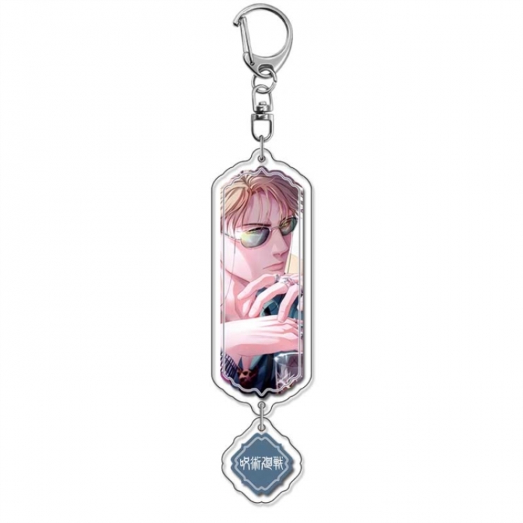 Jujutsu Kaisen Anime peripheral acrylic keychain Long pendant 8.5cm price for 5 pcs