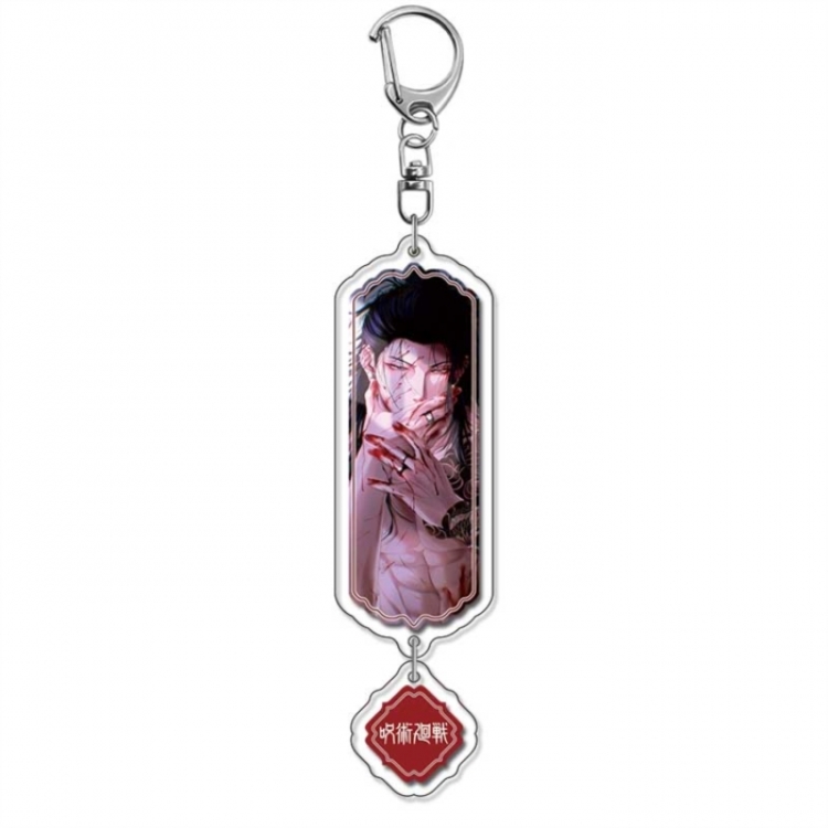 Jujutsu Kaisen Anime peripheral acrylic keychain Long pendant 8.5cm price for 5 pcs