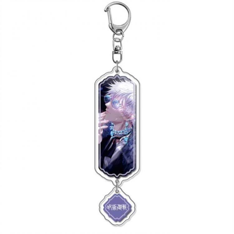 Jujutsu Kaisen Anime peripheral acrylic keychain Long pendant 8.5cm price for 5 pcs