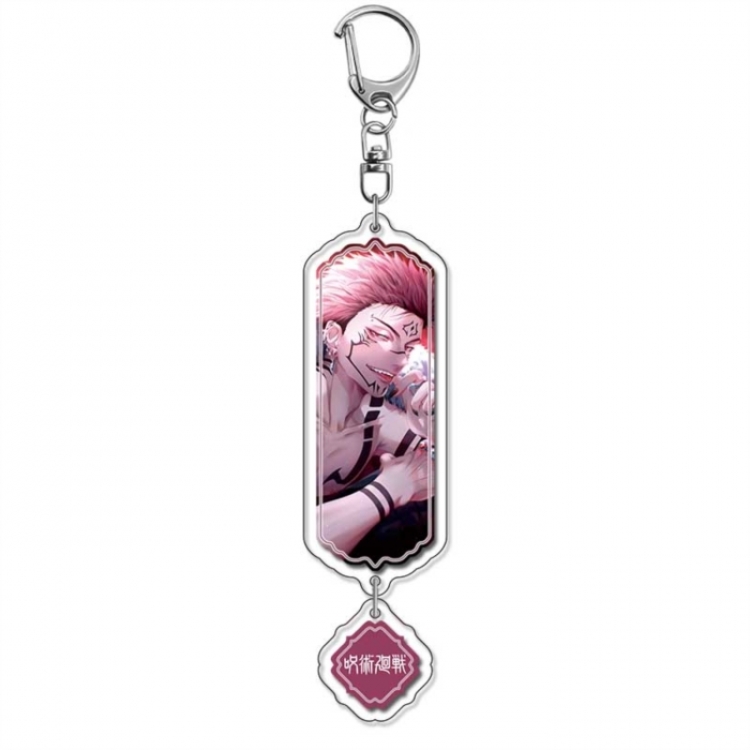 Jujutsu Kaisen Anime peripheral acrylic keychain Long pendant 8.5cm price for 5 pcs