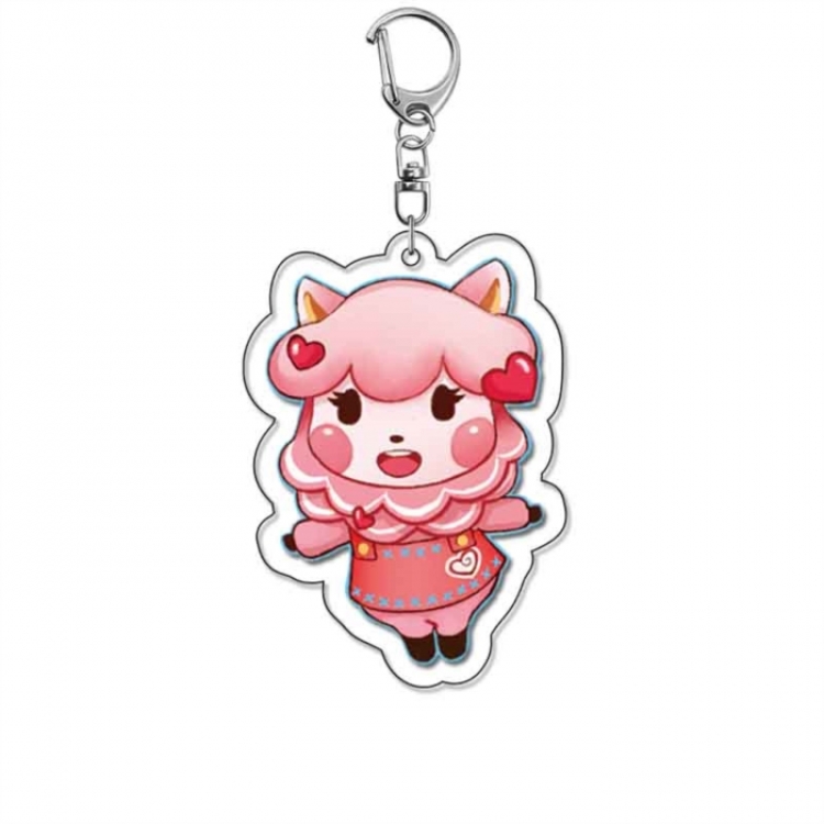 Animal Crossing  Anime Acrylic Keychain Charm price for 5 pcs