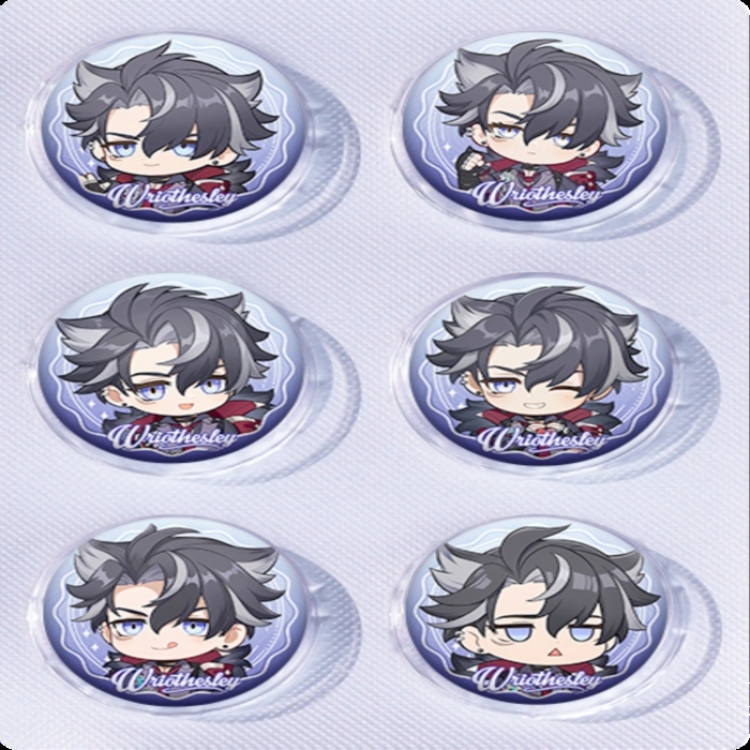 Genshin Impact Anime peripheral pill bar badge 25mm a set of 6 price for 5 sets 