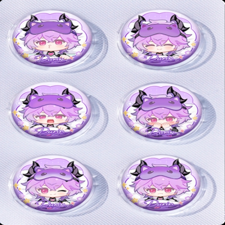 Genshin Impact Anime peripheral pill bar badge 25mm a set of 6 price for 5 sets
