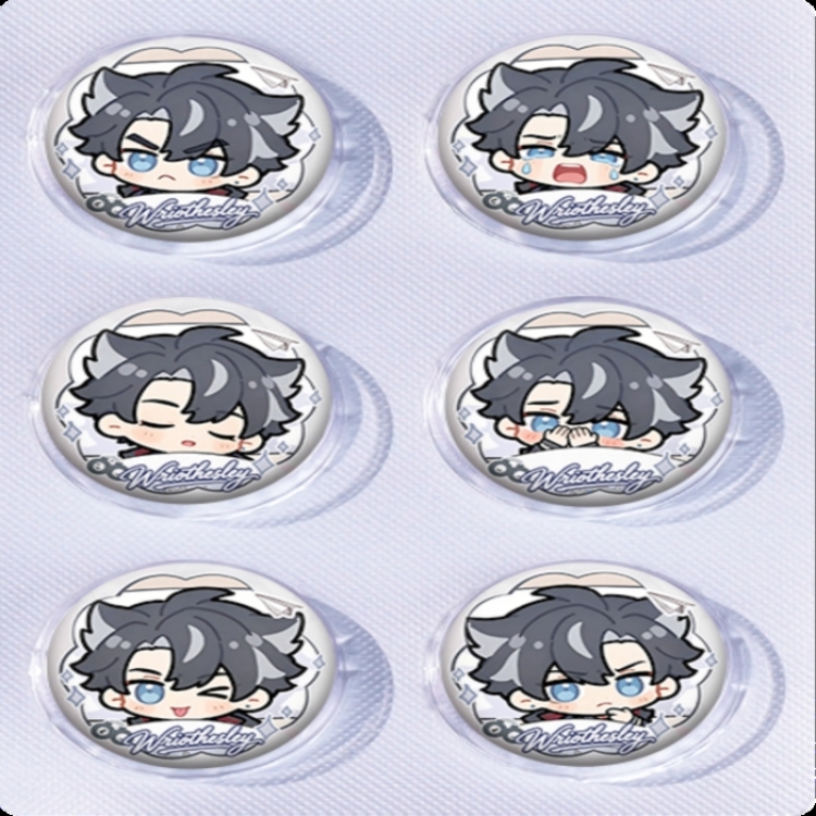 Genshin Impact Anime peripheral pill bar badge 25mm a set of 6 price for 5 sets