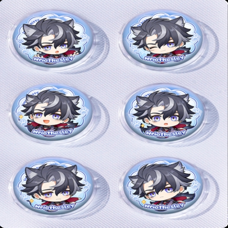 Genshin Impact Anime peripheral pill bar badge 25mm a set of 6 price for 5 sets