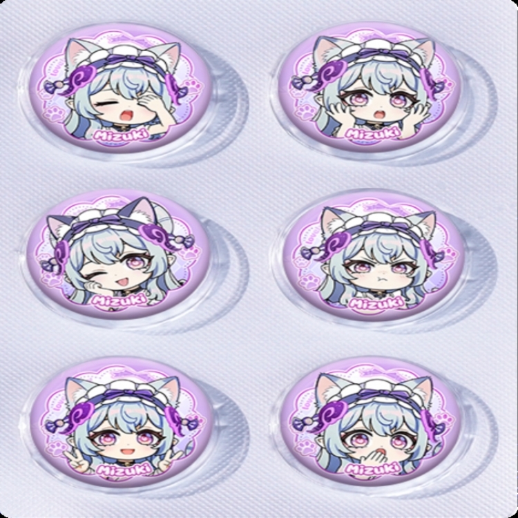 Genshin Impact Anime peripheral pill bar badge 25mm a set of 6 price for 5 sets