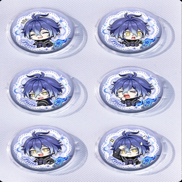 Genshin Impact Anime peripheral pill bar badge 25mm a set of 6 price for 5 sets