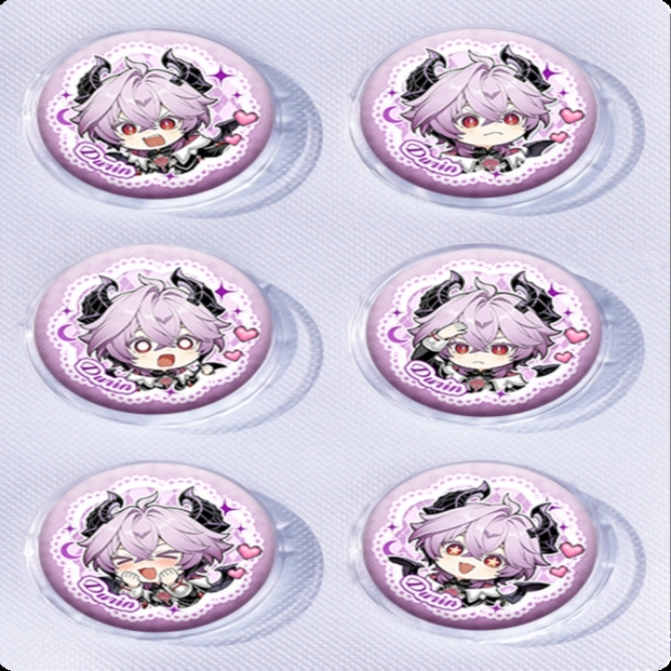 Genshin Impact Anime peripheral pill bar badge 25mm a set of 6 price for 5 sets