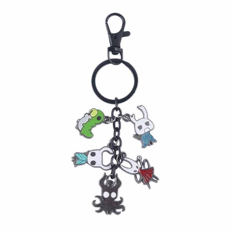 The Hollow Knight Anime peripheral metal keychain pendant OPP bag price for 2 pcs