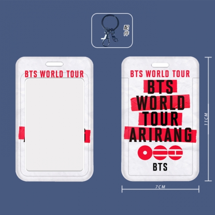 BTS Cartoon peripheral ID card sleeve Ferrule 11cm long 7cm wide price for 5 pcs 