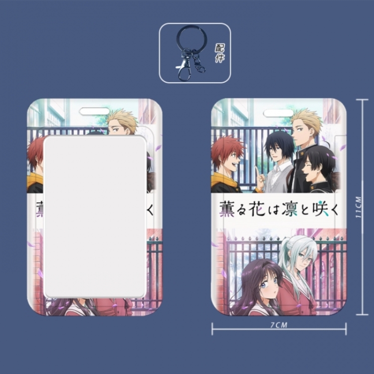 The Fragrant Flower Blooms with Dignity‌ Cartoon peripheral ID card sleeve Ferrule 11cm long 7cm wide price for 5 pcs