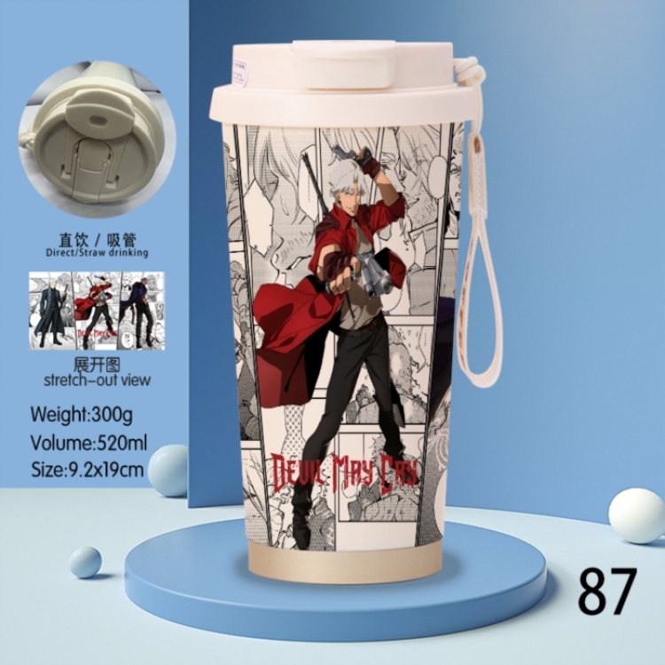 Devil May Cry Anime peripheral stainless steel coffee cup 520ML