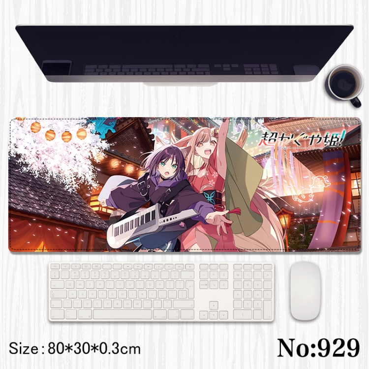 Cosmic princess kaguya Anime peripheral computer mouse pad office desk pad multifunctional pad 80X30X0.3cm