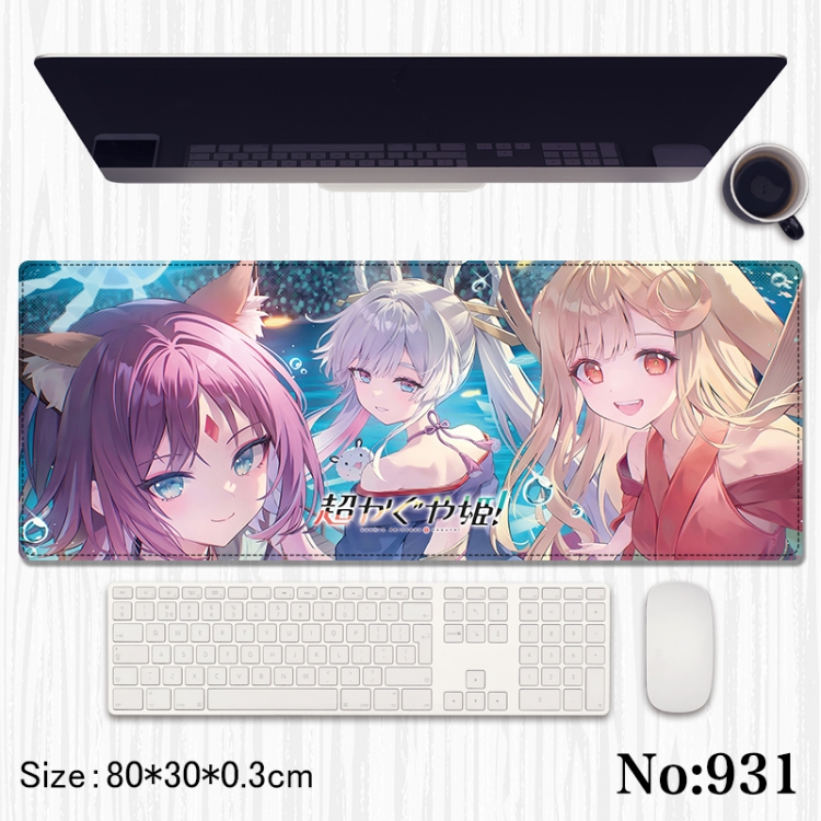 Cosmic princess kaguya Anime peripheral computer mouse pad office desk pad multifunctional pad 80X30X0.3cm