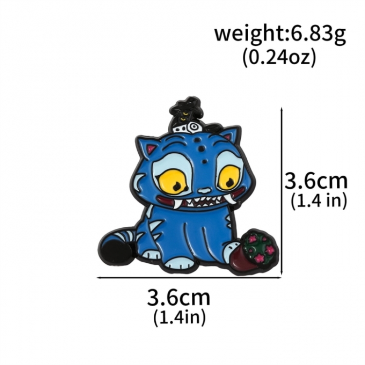 K-Pop:Demon Hunters High quality metal badge brooch OPP bag price for 5 pcs 