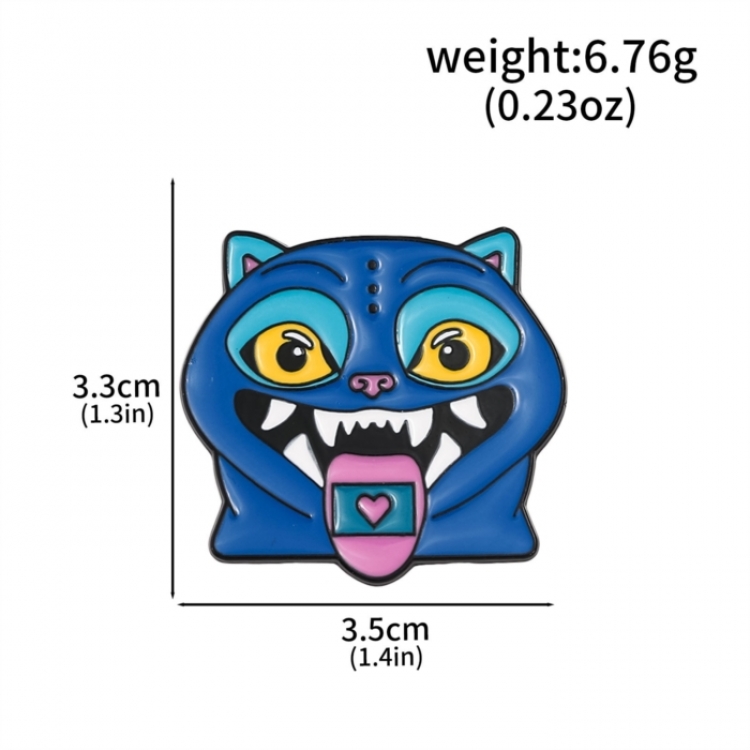K-Pop:Demon Hunters High quality metal badge brooch OPP bag price for 5 pcs 