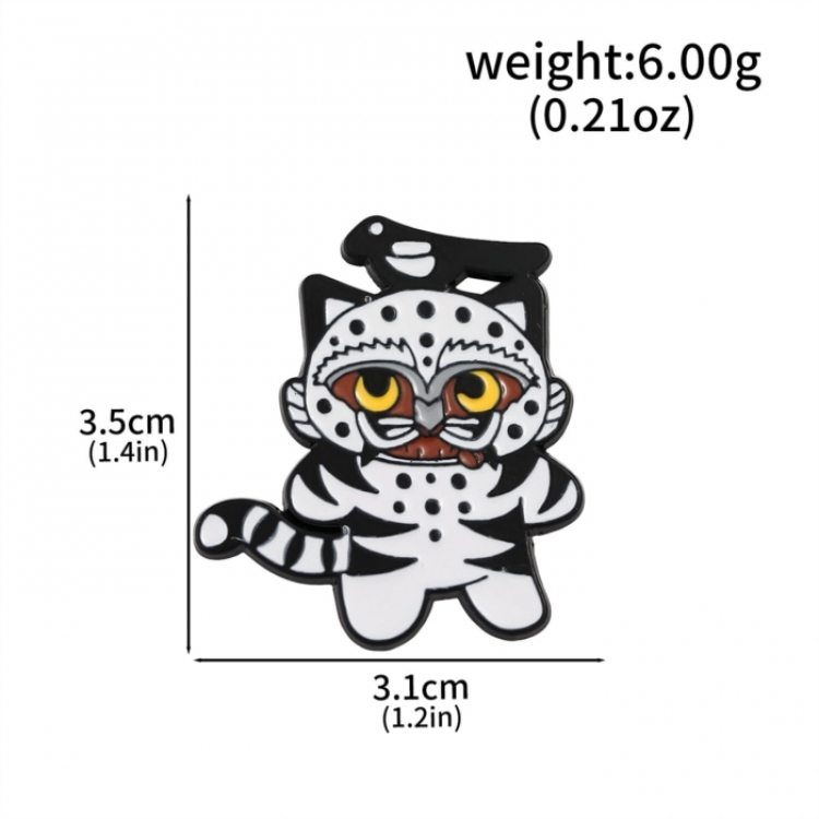 K-Pop:Demon Hunters High quality metal badge brooch OPP bag price for 5 pcs 