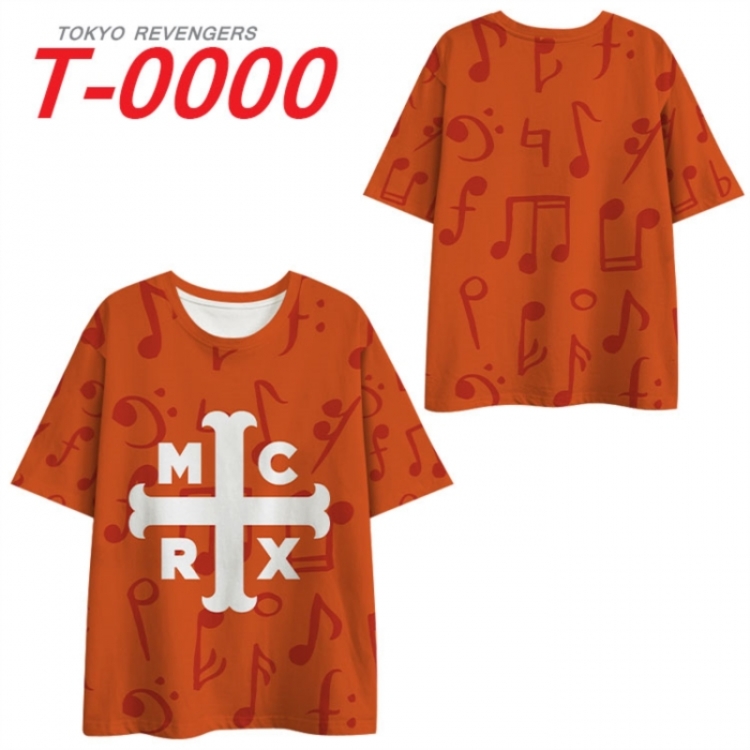 My chemical romance Anime Full Color Milk Silk Short Sleeve T-Shirt from S to 6XL