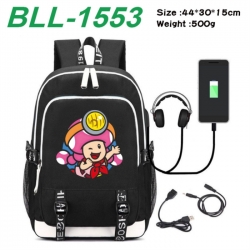 Super Mario Game Canvas Backpa...